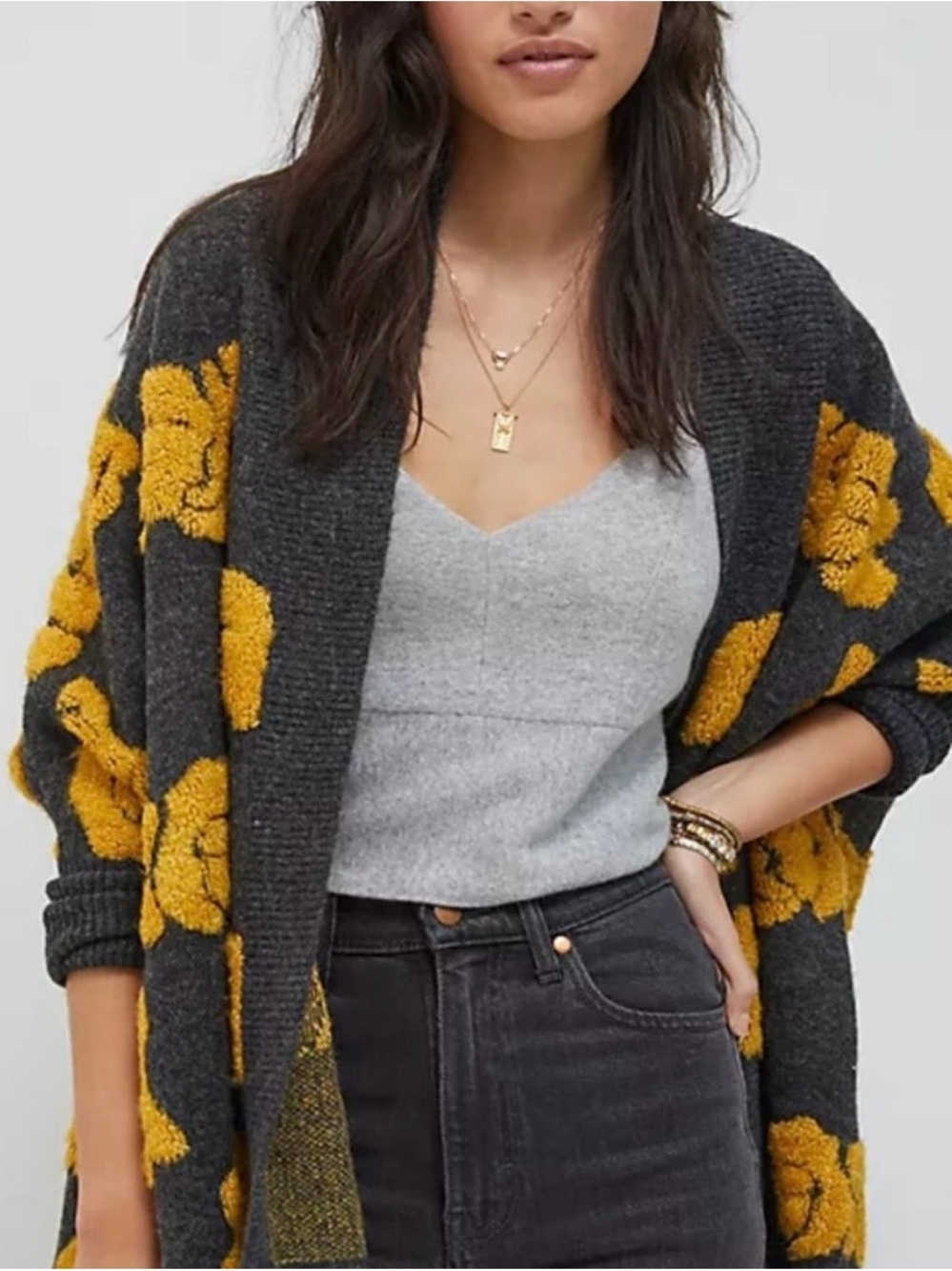 Anthropologie Pilcro Rosetta Cardigan One Size